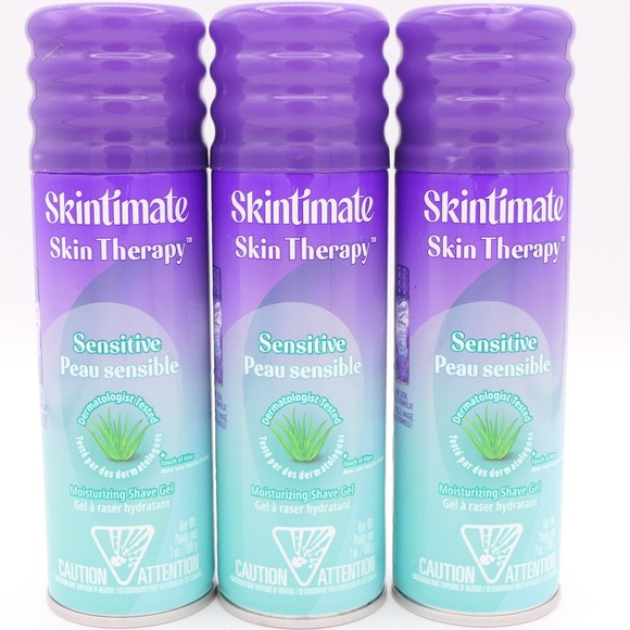 Skintimate Other - Skintimate Skin Therapy Sensitive w/ Aloe Moisturizing Shave Gel 3 Pack 7 oz Ea